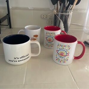 Colorful Ceramic Mug Set